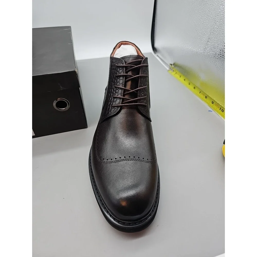 Vintage Foundry‎ Co. Alexander VF1582 Ankle Boots Men's 10.5 Brown Leather New